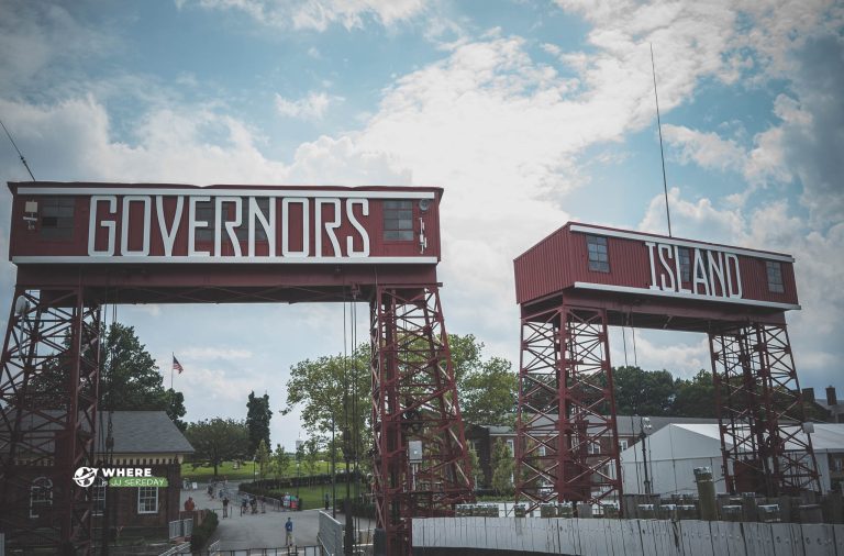 Arriving at Governor's Island